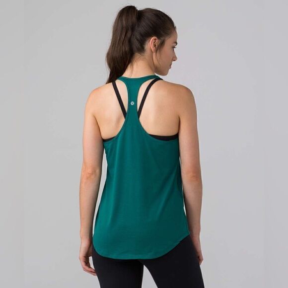 Lululemon Tech Mesh Singlet Forage Teal - Picture 2 of 6